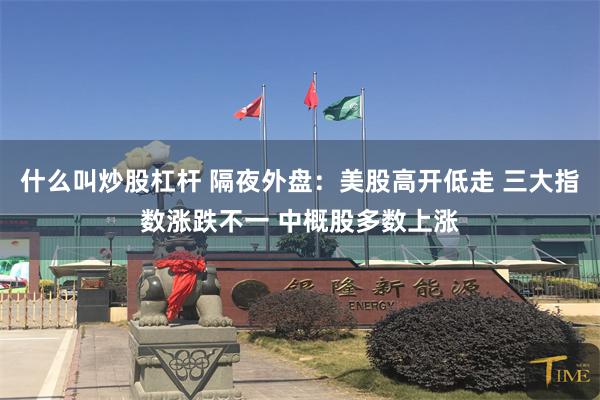 什么叫炒股杠杆 隔夜外盘：美股高开低走 三大指数涨跌不一 中概股多数上涨