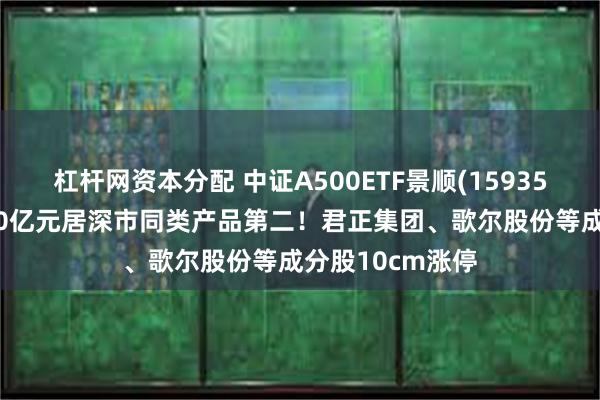 杠杆网资本分配 中证A500ETF景顺(159353)半日成交破10亿元居深市同类产品第二！君正集团