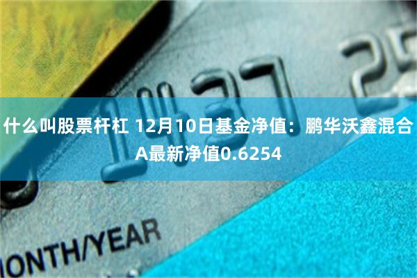 什么叫股票杆杠 12月10日基金净值：鹏华沃鑫混合A最新净值0.6254