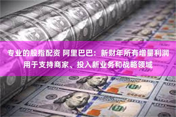 专业的股指配资 阿里巴巴：新财年所有增量利润用于支持商家、投入新业务和战略领域